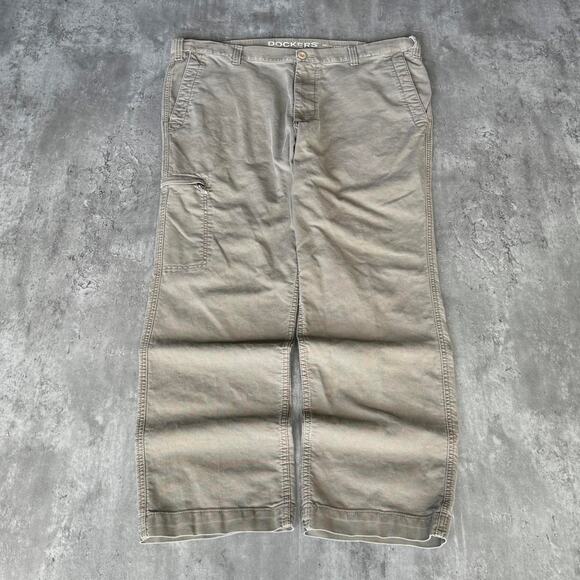 Vintage Y2K Carhartt Style Earth Toned Cargo Tech Pants - Picture 1 of 4